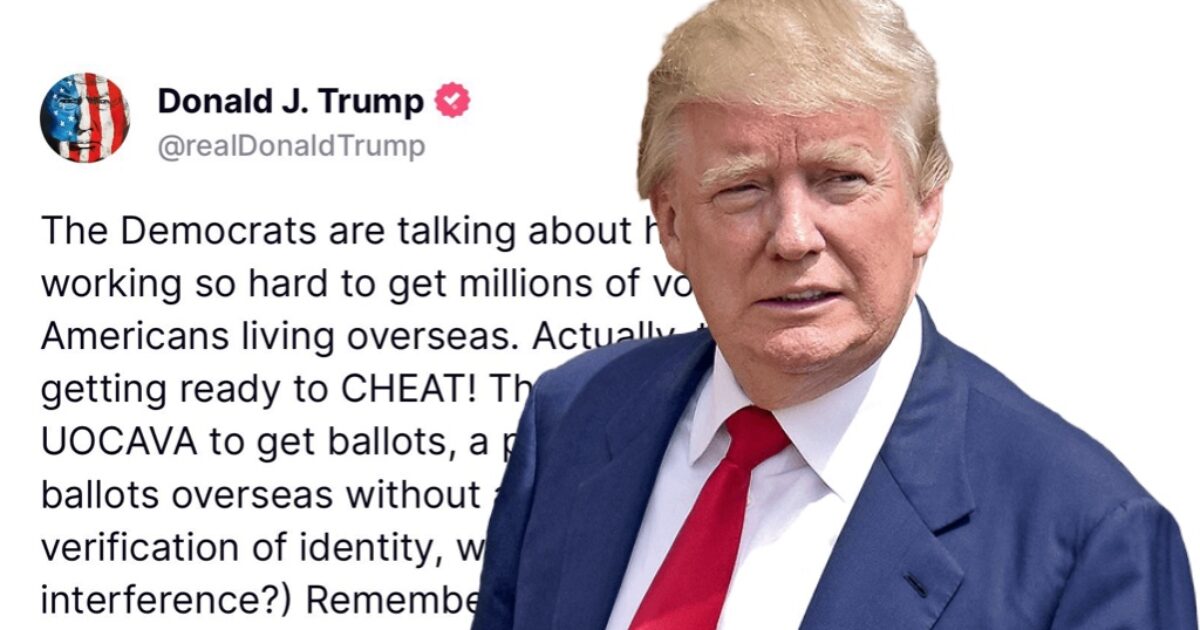 BREAKING: President Trump Acknowledges Gateway Pundit’s Exclusive Reporting On a LEGAL Trick Democrats Can Use To Steal The Election | The Gateway Pundit | by Patty McMurray