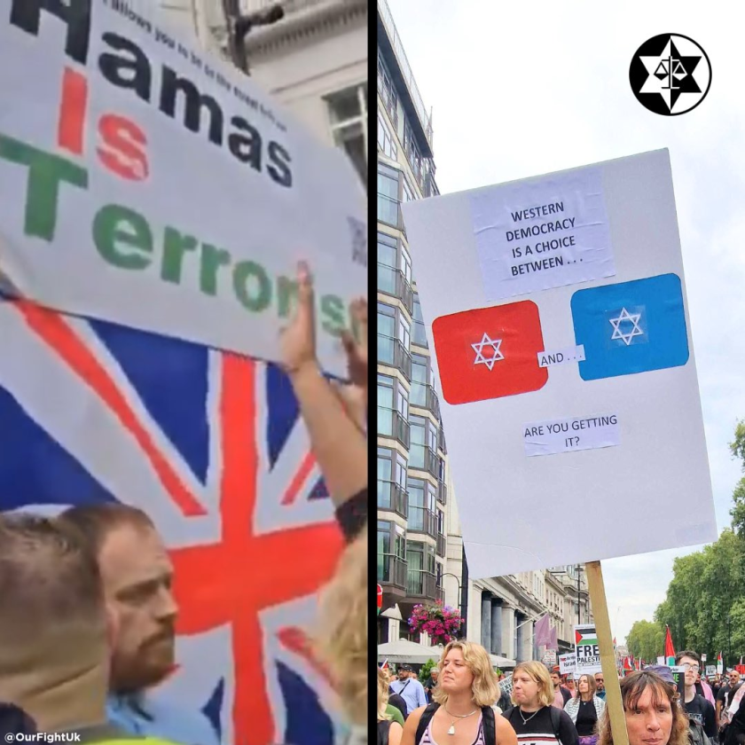 London: Two Arrested for Telling the Truth About Terror at Gaza March – Allah's Willing Executioners