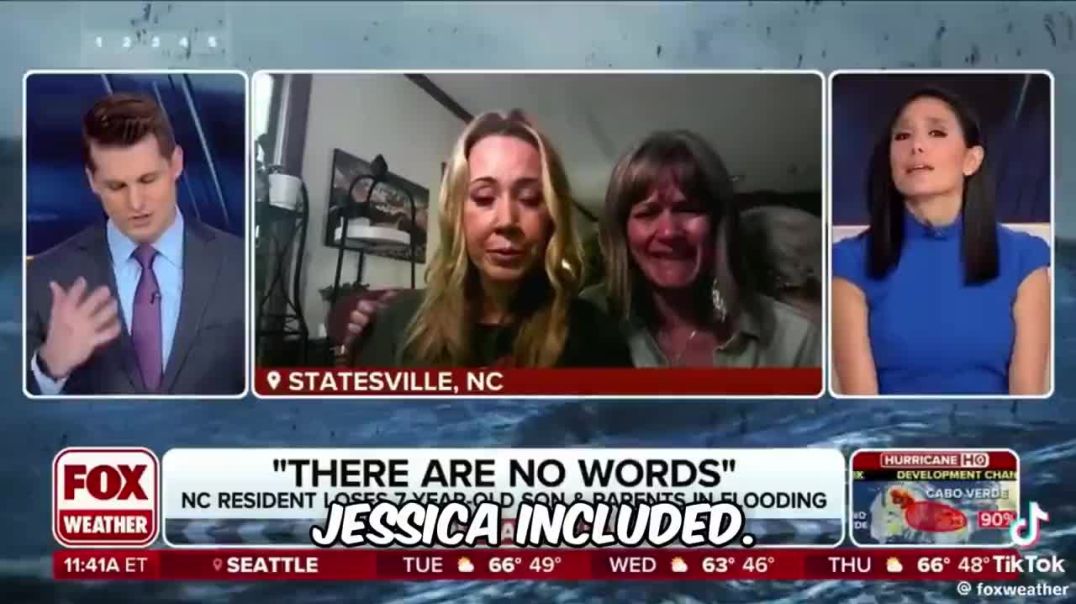 Fox weather anchor starts crying on live air as a mother describes the final moments of her son'