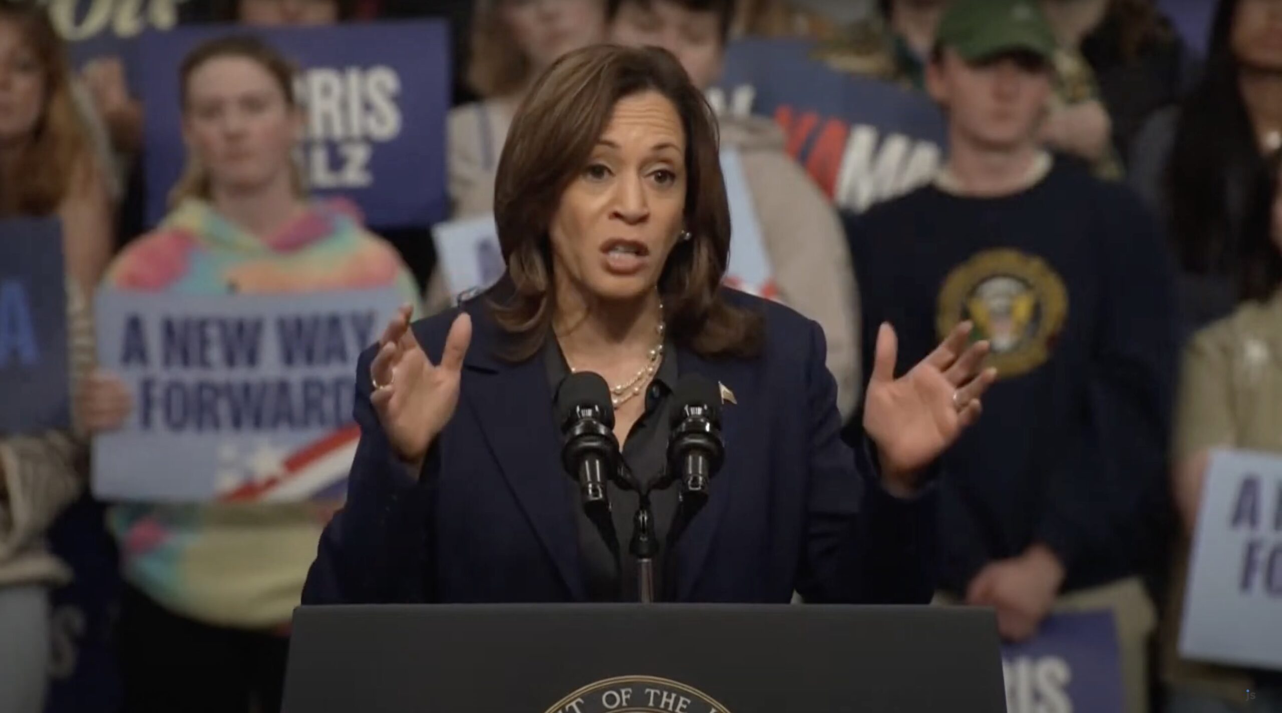 EVIL: Kamala Harris and Her Supporters Mock Christian Attendee Shouting 'Jesus is Lord' During Abortion Speech — Kamala Coldly Responds, 'You're at the Wrong Rally' | The Gateway Pundit | by Jim Hᴏft