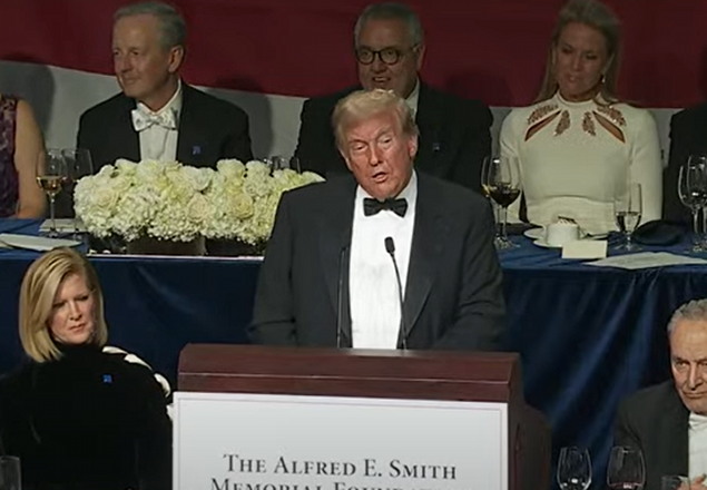 Donald Trump Slays With Hilarious Jokes at the Al Smith Dinner in New York City (VIDEO) | The Gateway Pundit | by Mike LaChance