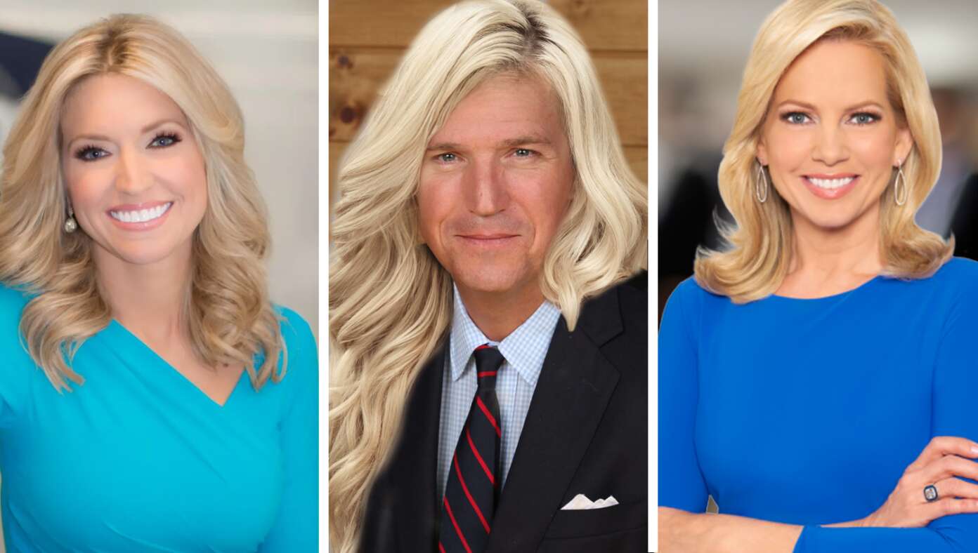 Tucker Tries To Get Job At Fox News Back By Dressing Up As Hot Blonde | Babylon Bee