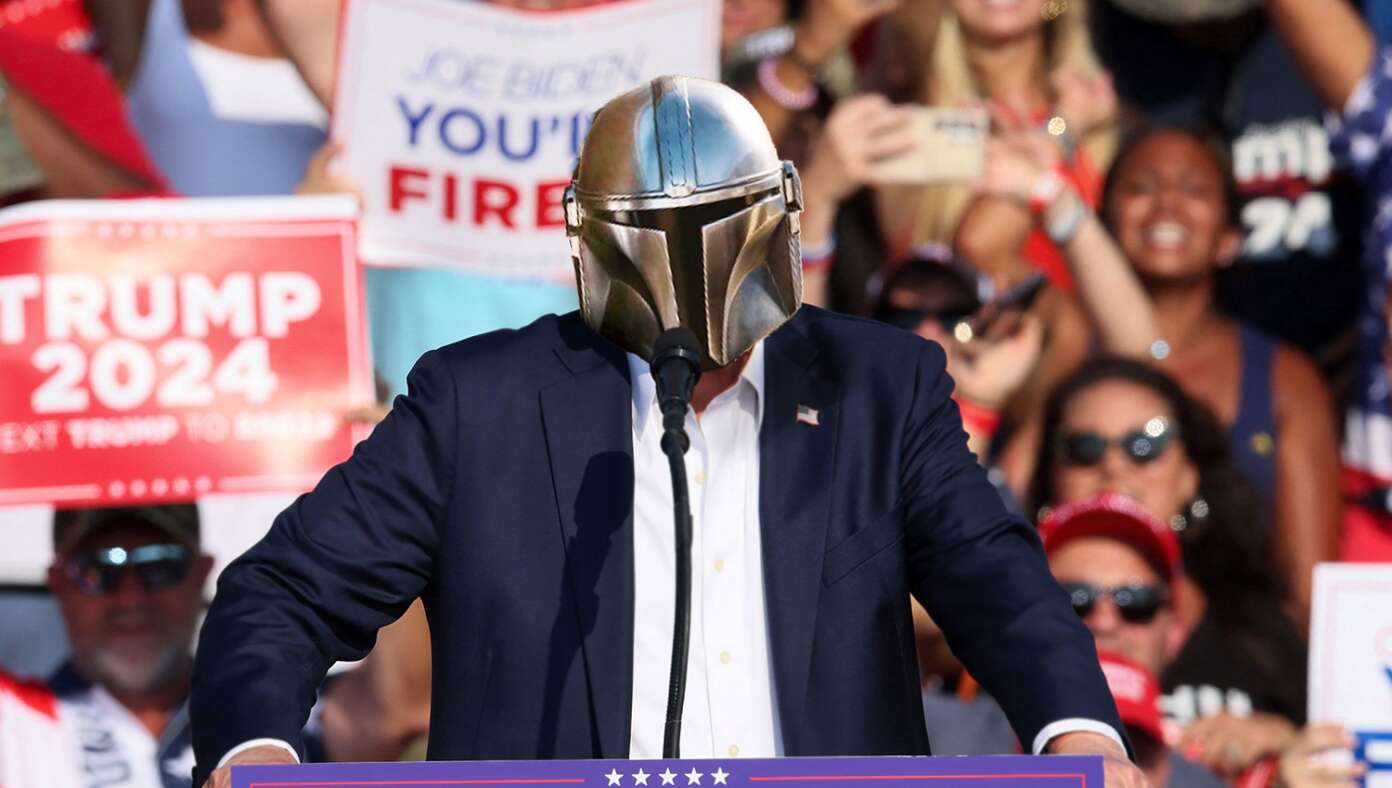 For Safety, Trump To Give Butler Speech In Mandalorian Helmet | Babylon Bee