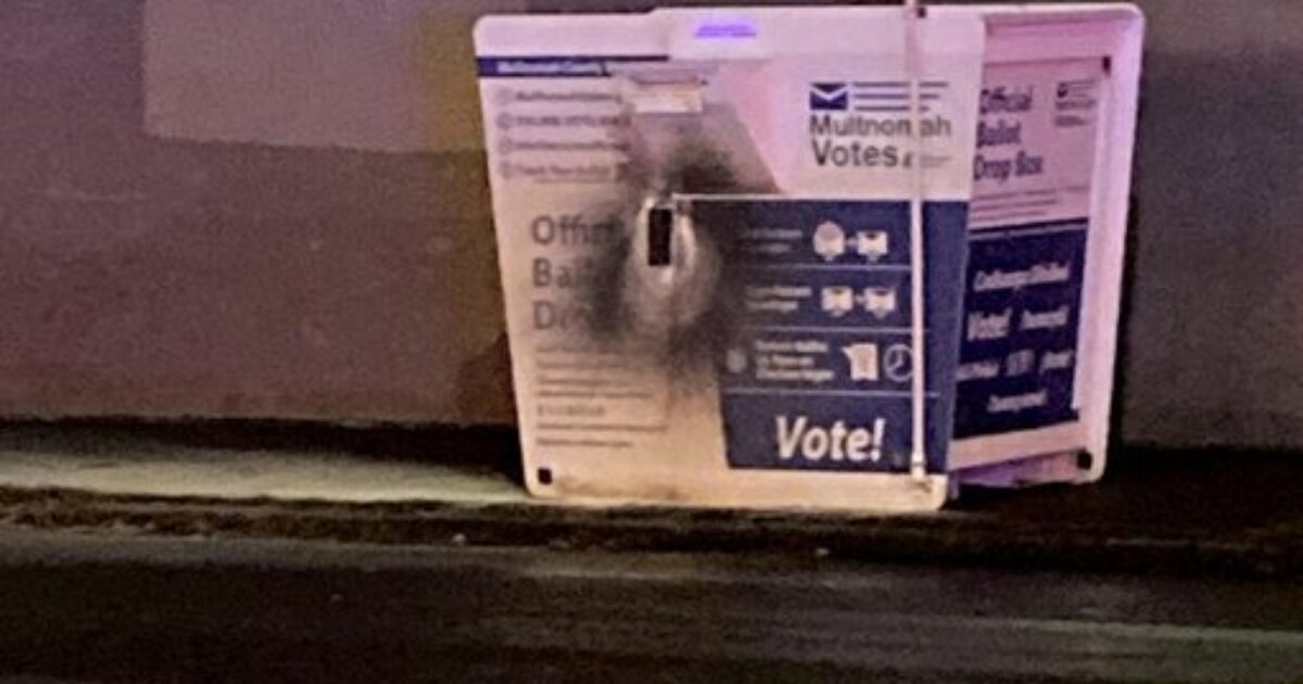 Ballot Drop Boxes Set on Fire in Portland, Oregon and Vancouver, Washington | The Gateway Pundit | by Kristinn Taylor