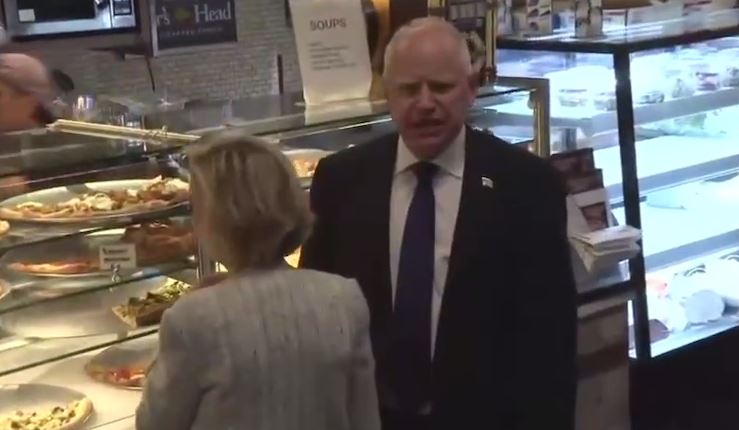 Yikes... Tim Walz Questioned about Being Friends with School Shooters at Breakfast - Ignores Question (VIDEO) | The Gateway Pundit | by Jim Hoft