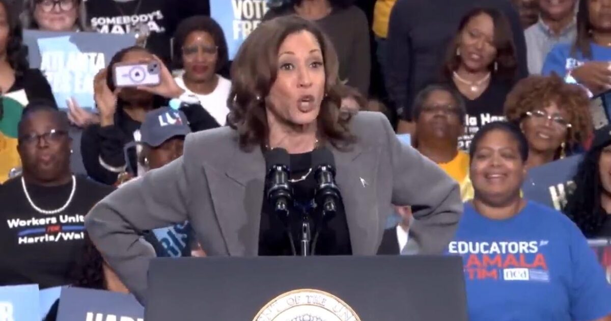 WTH? Kamala Harris Sounds Blitzed at Campaign Rally in Atlanta with Usher (VIDEO) | The Gateway Pundit | by Cristina Laila