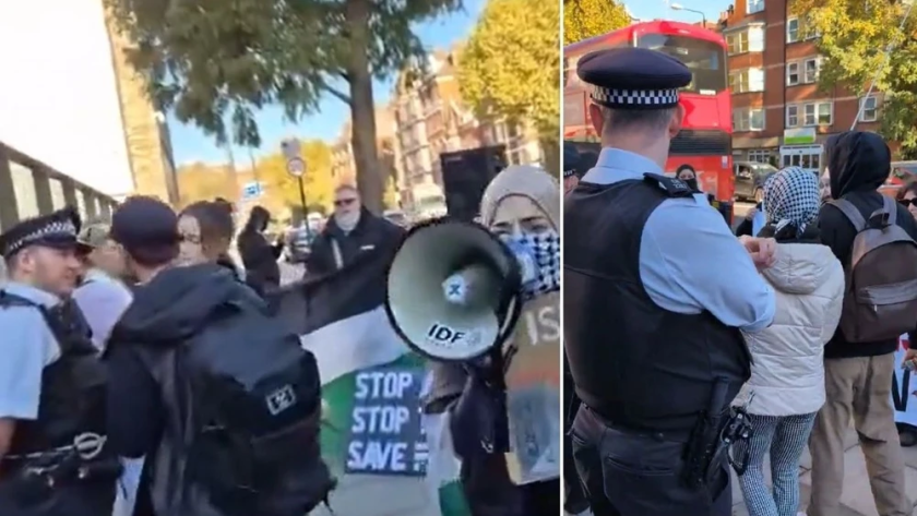 UK: Pro-Palestine protesters ‘aggressively intimidate’ Jewish community centre as police accused of ‘watching on’ – Allah's Willing Executioners