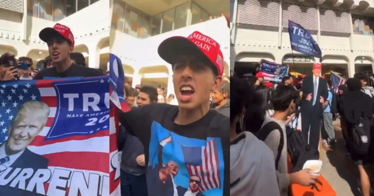 WATCH: Beverly Hills High School Principal Says No More "Shouting" or "Jumping" to Prevent Students From Celebrating Trump's Win - Students Defy New Rule and Hold EPIC Celebration of Trump Win | The Gateway Pundit | by Jordan Conradson