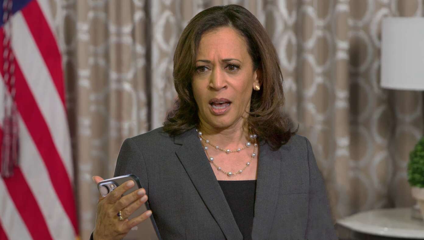 Hungover Kamala Harris Gets Sinking Feeling While Checking If She Drunk-Posted Anything Yesterday | Babylon Bee