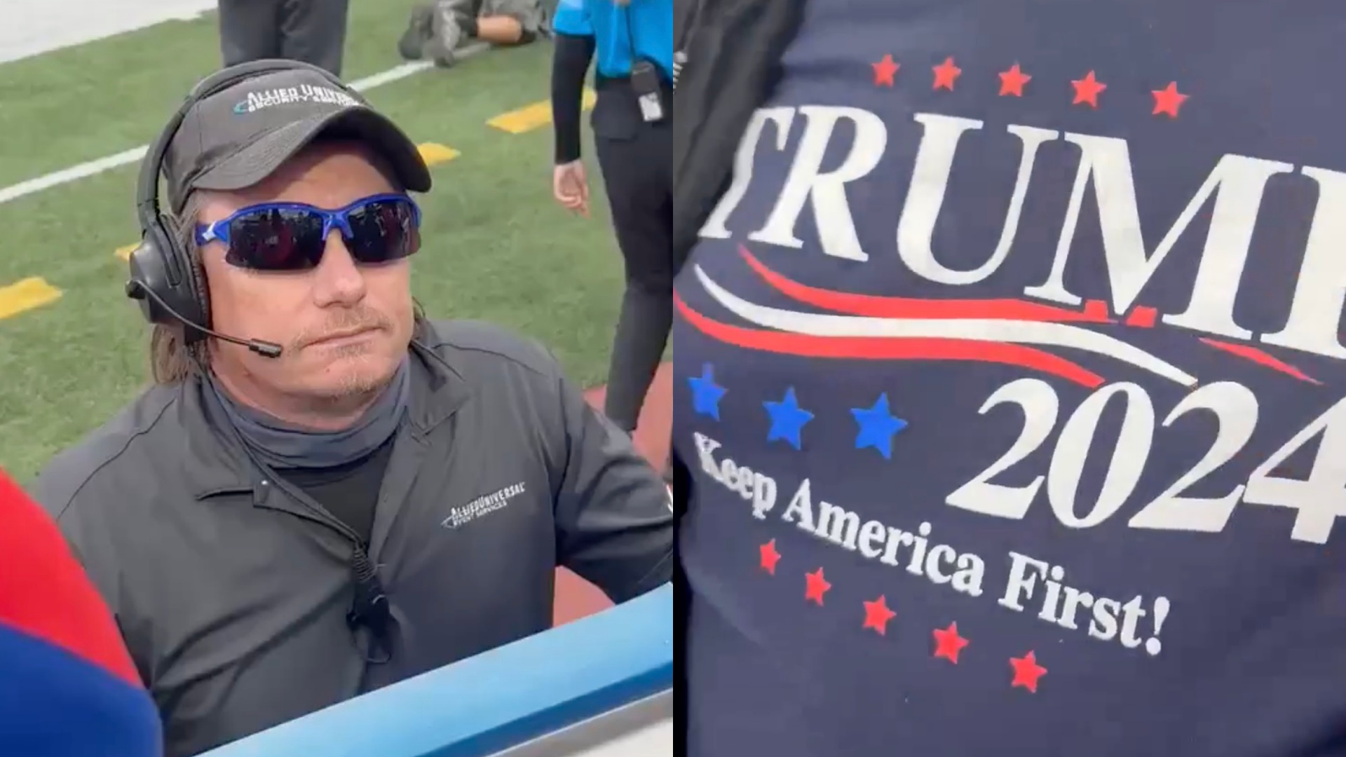 Buffalo Bills Security Sparks Outrage, Tells Fan He Can't Wear Trump T-Shirt at Game | The Gateway Pundit | by Jim Hᴏft