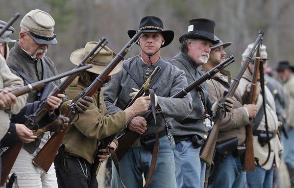 SMEAR JOB: Civil War Reenactors Aren’t Just Play-Acting. They Expect a War. – Dixie Drudge – Southern Nation News