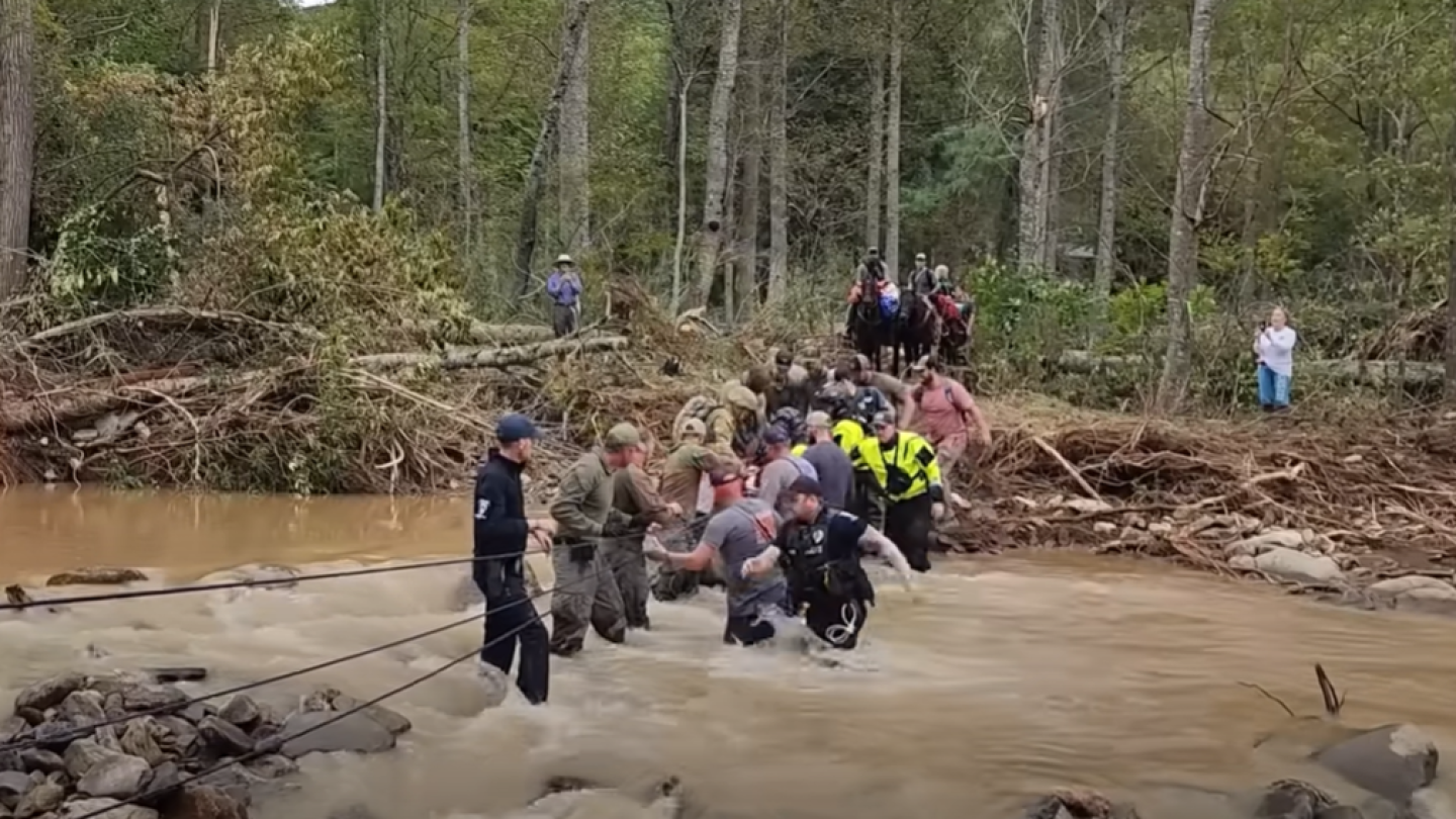 ‘Black Mountain Strong’: N.C. PD releases video showing first responders’ view of Hurricane Helene