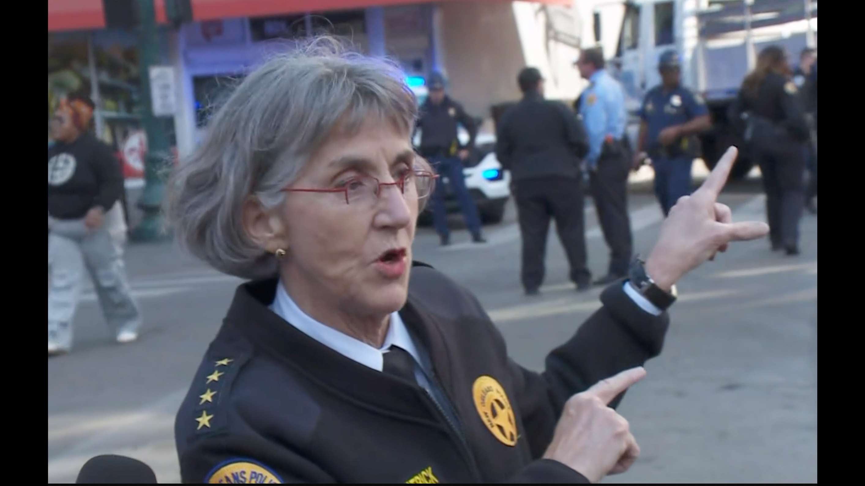 Embarrasing: New Orleans’ 65-Year-Old DEI Police Chief's Shocking Admission on City's Preventative Sidewalk Barriers "I didn't know about them" (Video) | The Gateway Pundit | by Margaret Flavin