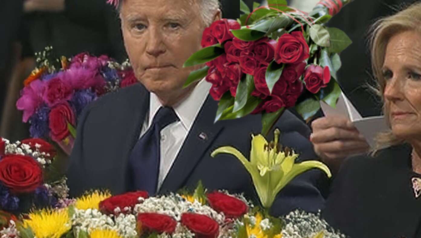 Awkward: Mourners At Jimmy Carter Funeral Place Flowers On Biden | Babylon Bee