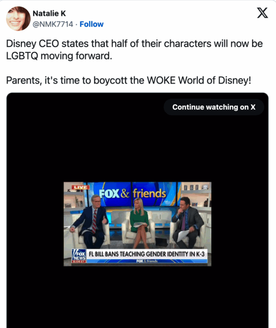 Disney CEO: Half Of Their Characters Will Now Be LGBTQ Moving Forward » Sons of Liberty Media