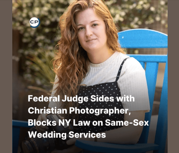 Christian Photographer Wins Court Battle on “Gay” Weddings – Finish The Race