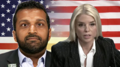 Kash Patel Believes AG Bondi is Compromised