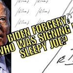 Trump – Cognitively Challenged Biden Autopen Signatures Null & Void