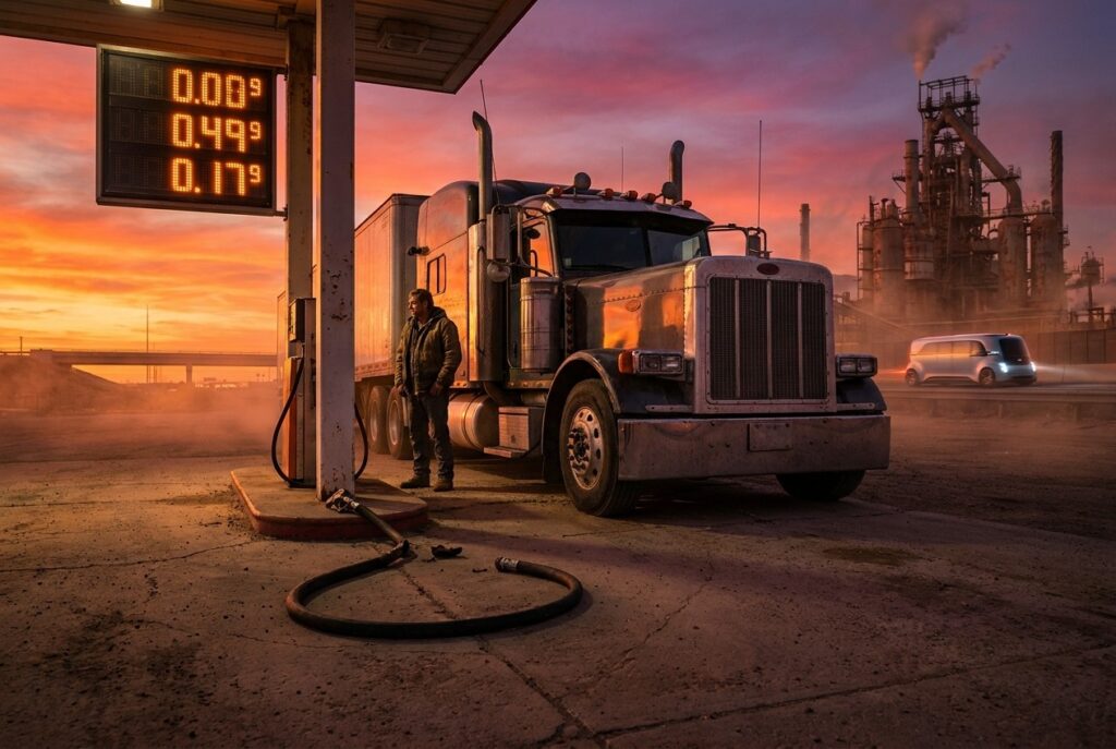 Trucking’s Triple Crisis: Diesel Prices, Regional Scarcity, and the Autonomous Threat