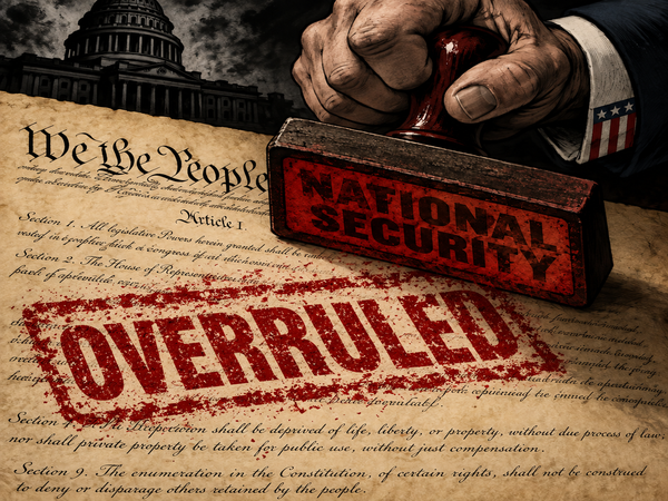 John Whitehead; When Everything Becomes A National Security Threat